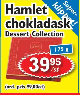 T-jarlen Hamlet chokladask erbjuda