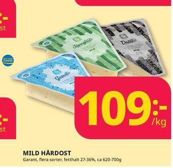 Tempo Mild hårdost erbjuda