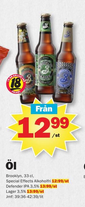 Pekås Öl erbjuda