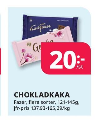 Tempo Chokladkaka erbjuda