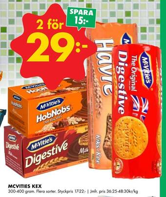 ÖoB Mcvities kex erbjuda