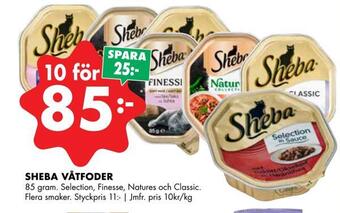 ÖoB Sheba våtfoder erbjuda