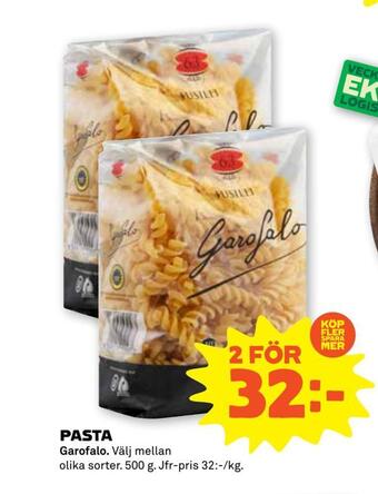 Coop Forum Pasta erbjuda