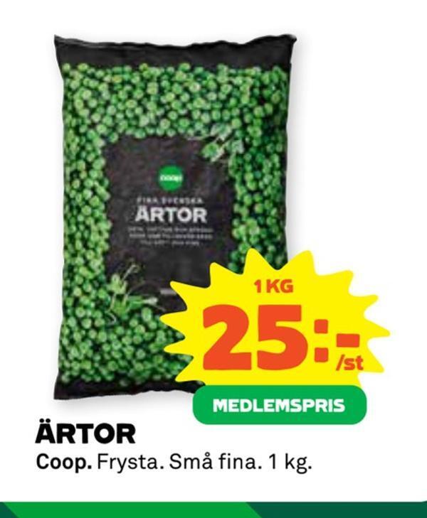 Coop Forum Ärtor erbjuda