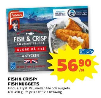 Fish & crisp/ fish nuggets