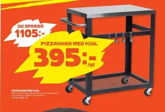 Pizzavagn med hjul