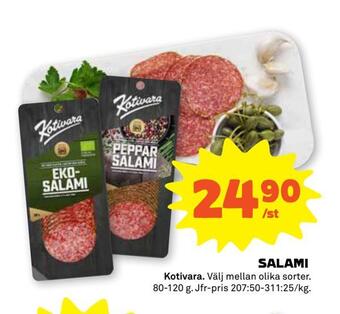 Coop Forum Salami erbjuda