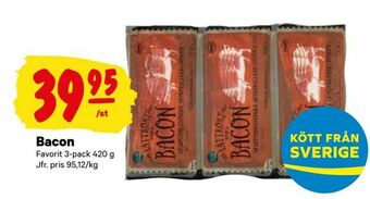 City Gross Bacon erbjuda