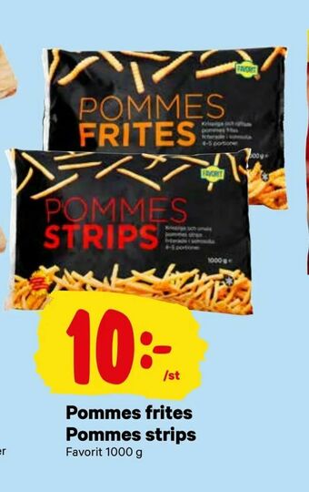 City Gross Pommes frites Pommes strips erbjuda