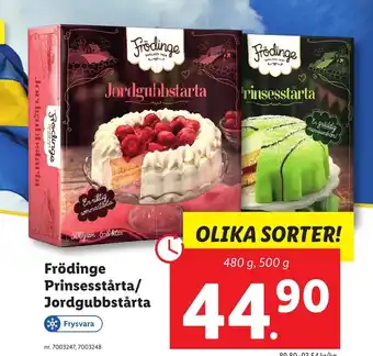 Frödinge Prinsesstårta/ Jordgubbstårta