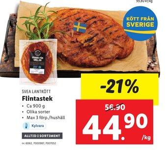 Lidl Flintastek erbjuda