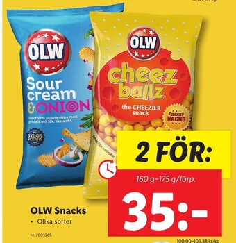Lidl OLW Snacks erbjuda
