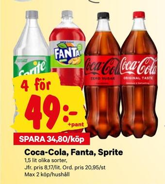 City Gross Coca-cola, fanta, sprite erbjuda