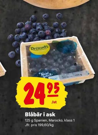 City Gross Blåbär i ask erbjuda