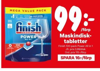 City Gross Maskindisktabletter erbjuda