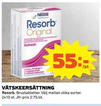 Coop Vätskeersättning erbjuda
