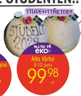 EKO Alla tårtor erbjuda