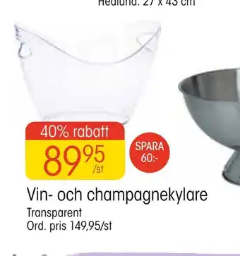 Vin- och champagnekylare