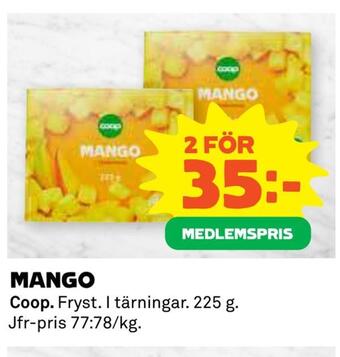 Coop Mango erbjuda