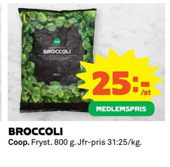 Coop Broccoli erbjuda