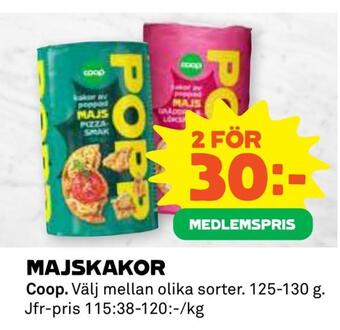 Coop Majskakor erbjuda