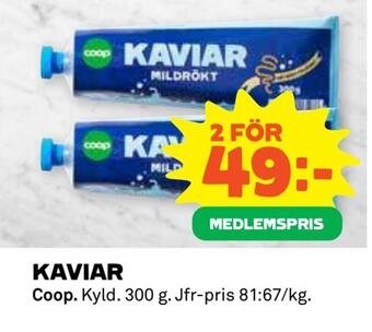 Coop Kaviar erbjuda