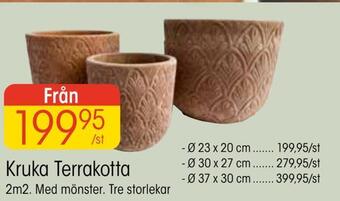 EKO Kruka terrakotta erbjuda
