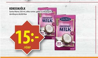 Matvärlden Tensta Kokosmjölk erbjuda