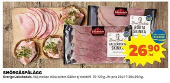 Coop Smörgåspålägg erbjuda