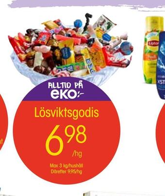 EKO Lösviktsgodis erbjuda