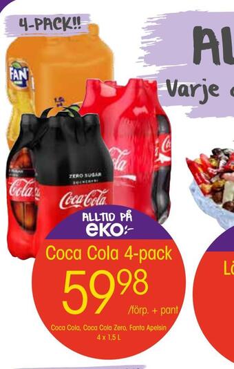 EKO Coca cola 4-pack erbjuda