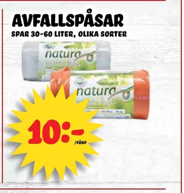 Nelins Avfallspåsar erbjuda
