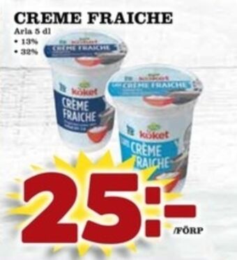 Matdax Arla köket crème fraiche erbjuda