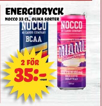 Nelins Energidryck erbjuda