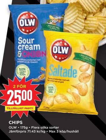 Willys Hemma Chips erbjuda