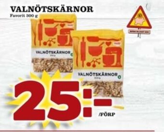Matdax Favorit valnötter erbjuda
