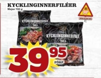 Matdax Majas kycklinginnerfilé erbjuda