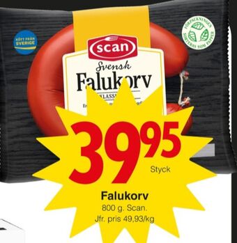 Matöppet Scan falukorv erbjuda