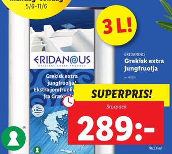Lidl Grekisk extra jungfruolja erbjuda