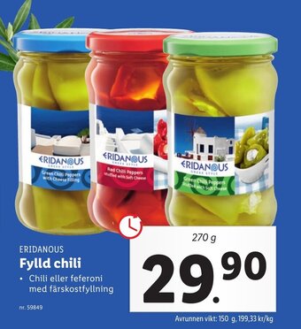 Lidl Fylld chili erbjuda