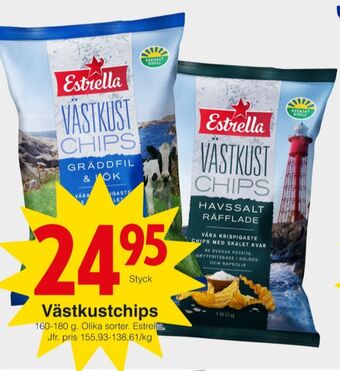 Matöppet Estrella chips erbjuda