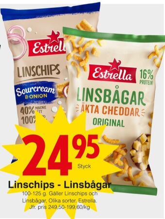 Matöppet Estrella linsbågar erbjuda