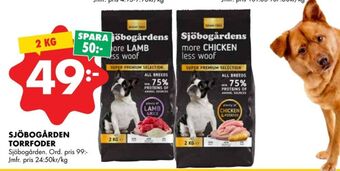 ÖoB Sjöbogården hundmat erbjuda