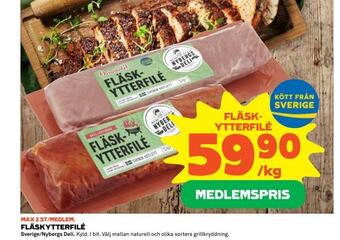Coop Extra Fläskytterfilé erbjuda