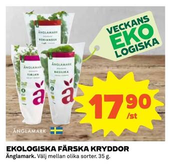 Coop Extra Ekologiska färska kryddor erbjuda