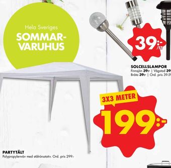ÖoB Callisto partytält erbjuda