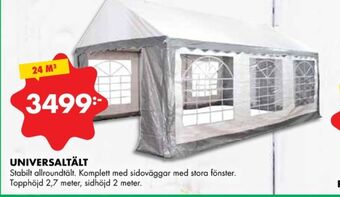 ÖoB Callisto partytält erbjuda