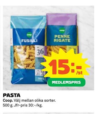 Coop Extra Pasta erbjuda