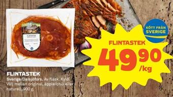 Coop Extra Flintastek erbjuda