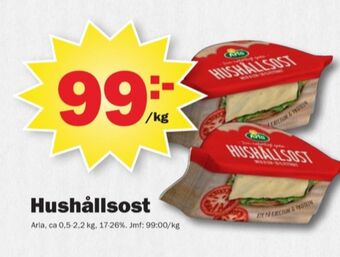 Pekås Arla hushållsost erbjuda